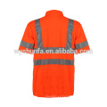 2015 la última camisa de la camisa de la seguridad del diseño con la cinta reflectante de la alta visibilidad se ajustan al certificado EN ISO 20471